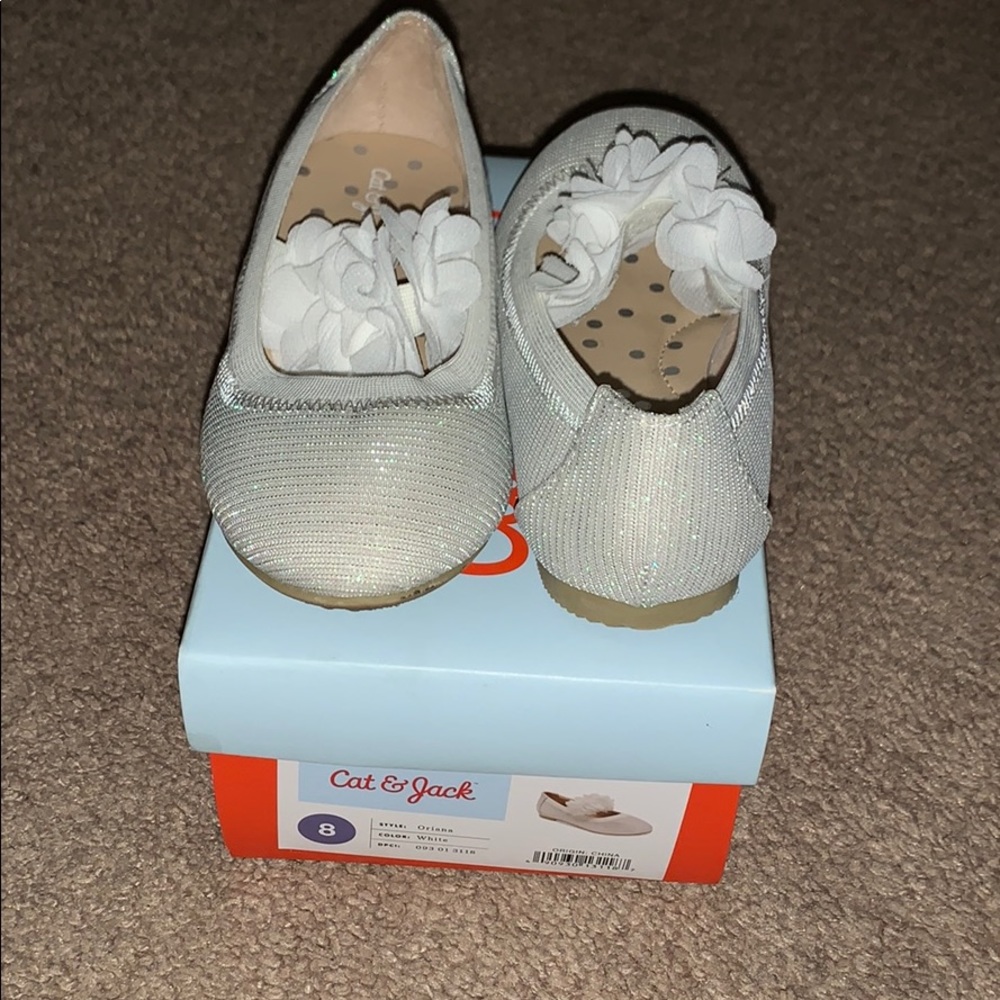 Oriana white dress shoes